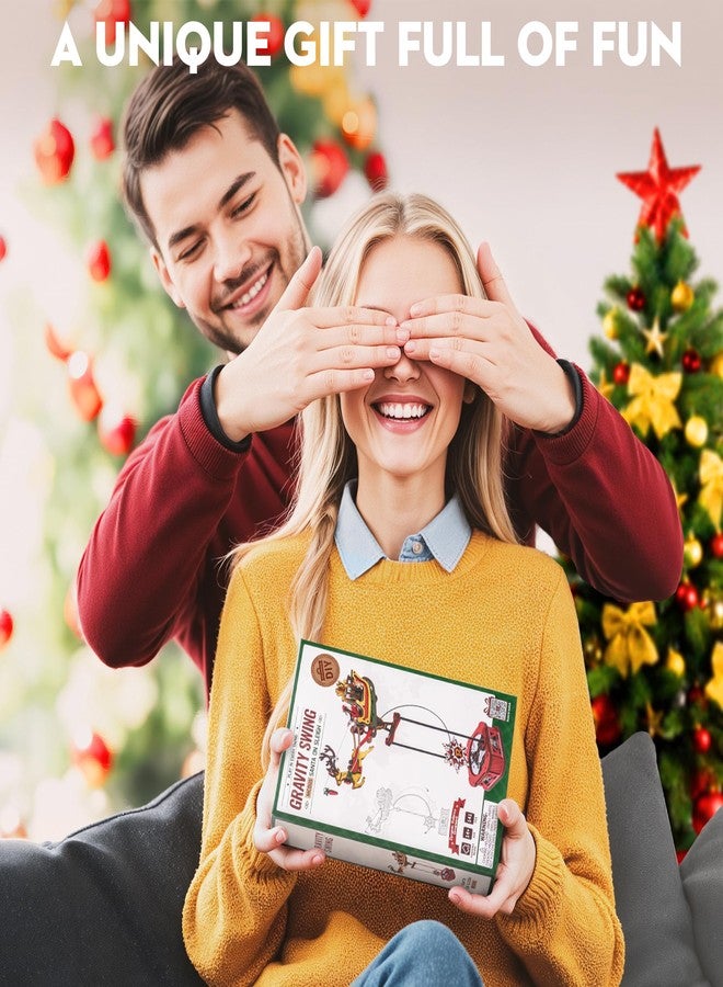 روبوتايم لعبة أحجية خشبية ثلاثية الأبعاد من روبوتايم للكبار - مجموعة نماذج خشبية إبداعية ومريحة لبناء ديكور أنيق لعيد الميلاد لتزيين المنزل - Image 5